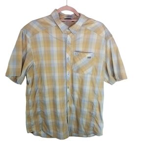 Arc'teryx Peakline short sleeve plaid button shirt